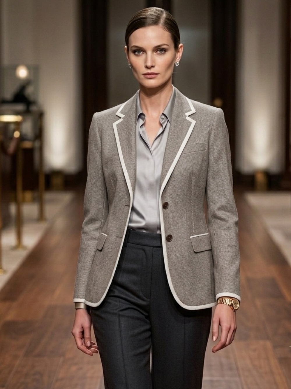 Brooks Brothers Stellita Blazer NWOT Sz 4 Loro Piana Summer Tasmanian Wool Silk
